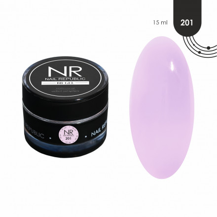 NAIL REPUBLIC   Гель  для моделирования самовыравнивающийся полупрозрачный   BB-GEL Classic   #201   15г оптом