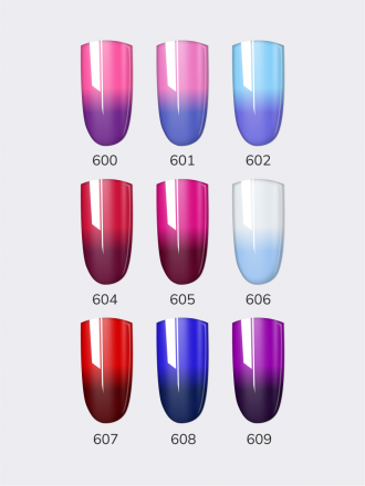 NAIL REPUBLIC   Гель-лак термо   10мл   Thermo Color   #605 оптом