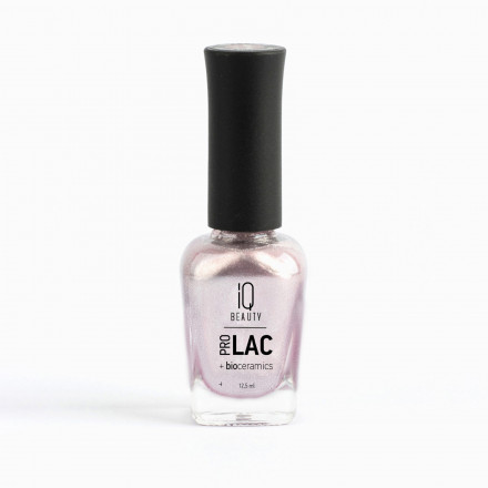 IQ BEAUTY   Лак для ногтей с биокерамикой с шиммером   12,5мл   Prolac ALUMINIUM PEONY   #099 оптом