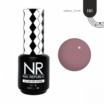 NAIL REPUBLIC   База камуфлирующая   10мл   Base VELOUR   #101  15мл оптом