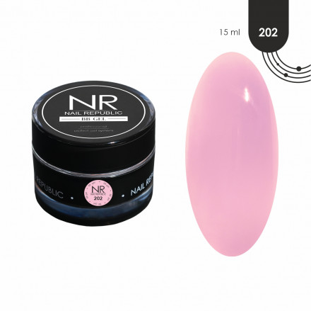 NAIL REPUBLIC   Гель  для моделирования самовыравнивающийся полупрозрачный   BB-GEL Classic   #202   15г оптом