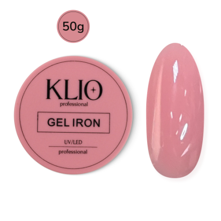 KLIO   Gel Iron   DUSTY ROSE   50г   Гель для моделирования  средне-густой оптом