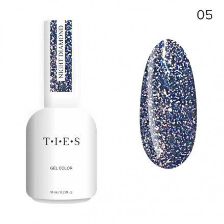 TIES   Гель-лак светоотражающий  10мл  Night Diamond   #05 оптом