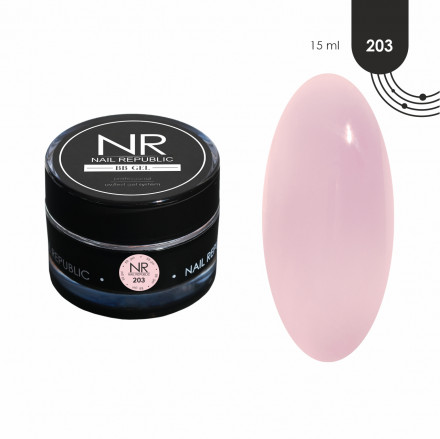 NAIL REPUBLIC   Гель  для моделирования самовыравнивающийся полупрозрачный   BB-GEL Classic   #203   15г оптом