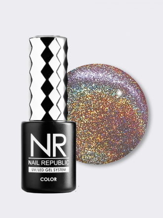 NAIL REPUBLIC   Гель-лак кошачий глаз   10мл   Wow-Meow CAT   #073 оптом
