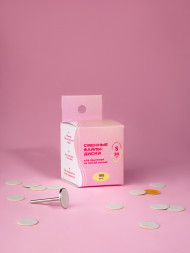 ALGEBRA BEAUTY SOFT WHITE Тонкие S (15мм) #150 (50шт) Сменные файлы для педикюрного диска без подложки