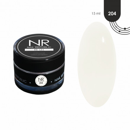 NAIL REPUBLIC   Гель  для моделирования самовыравнивающийся полупрозрачный   BB-GEL Classic   #204   15г оптом