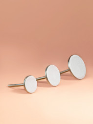 ALGEBRA BEAUTY SOFT WHITE Тонкие L (25мм) #150 (50шт) Сменные файлы для педикюрного диска без подложки