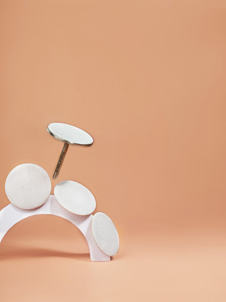 ALGEBRA BEAUTY   SOFT WHITE   Тонкие   L (25мм)   #150   (50шт)   Сменные файлы  для педикюрного диска без подложки оптом