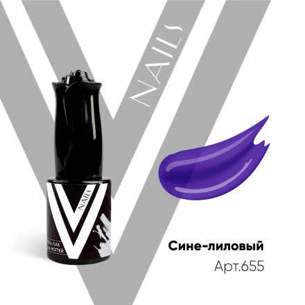 VOGUE NAILS   Гель-лак витражный  10мл  СИНЕ-ЛИЛОВЫЙ оптом