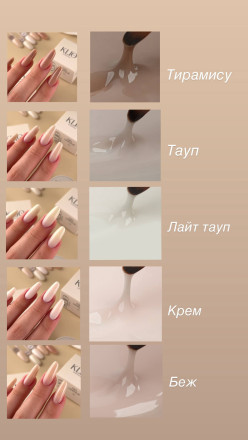 KLIO   Gel Unique   ЛАЙТ-ТАУП   15г   Гель для моделирования средне-жидкий камуфлирующий оптом