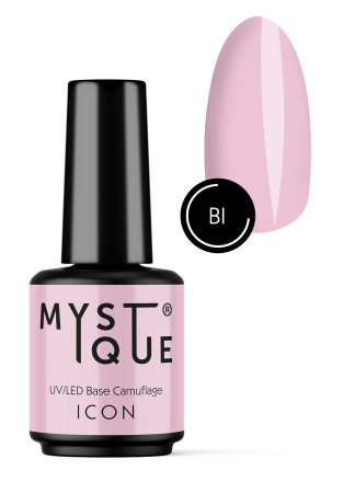 MYSTIQUE   Base ICON   15мл   База камуфлирующая (для педикюра) оптом