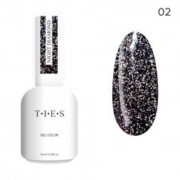 TIES   Гель-лак светоотражающий  10мл  Night Diamond   #02   (СНЯТО)