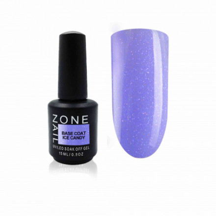 ONE NAIL   База камуфлирующая жесткая  c шиммером  Base   ICE CANDY   15мл оптом