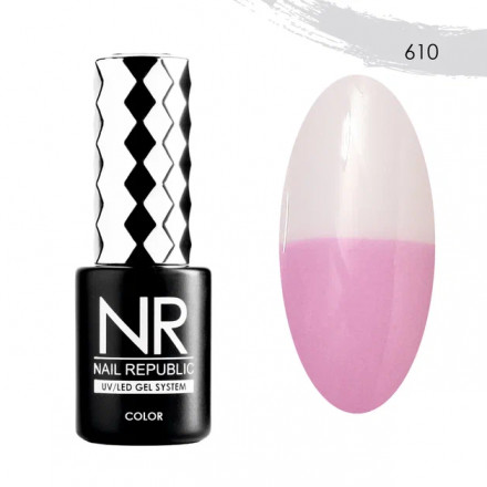 NAIL REPUBLIC   Гель-лак термо   10мл   Thermo Color Nude   #610 оптом