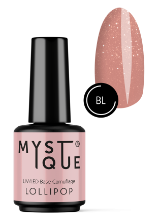 MYSTIQUE   Base LOLLIPOP   15мл   База камуфлирующая (для педикюра) оптом