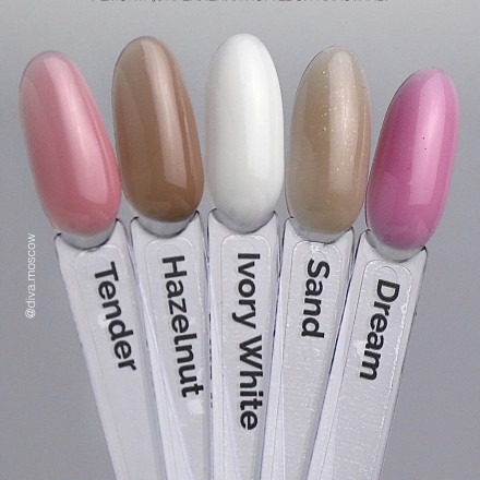 DIVA   Гель для моделирования  30мл  Builder gel   HAZELNUT оптом