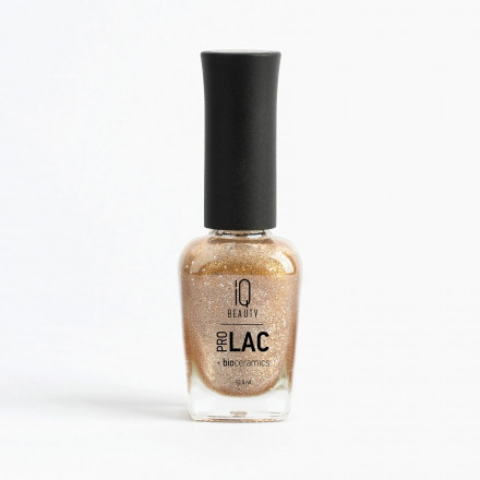 IQ BEAUTY   Лак для ногтей с биокерамикой с шиммером   12,5мл   Prolac RICH GOLD   #104 оптом