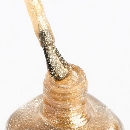 IQ BEAUTY   Лак для ногтей с биокерамикой с шиммером   12,5мл   Prolac RICH GOLD   #104 оптом