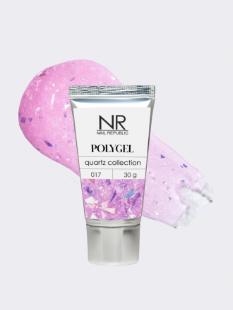 NAIL REPUBLIC   Полигель с шиммером   PolyGel Quartz   #17   30г оптом