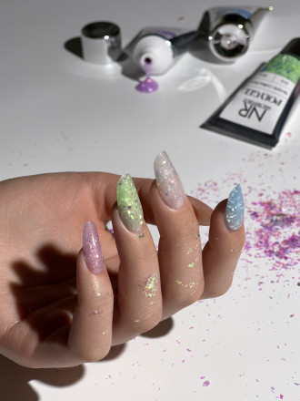 NAIL REPUBLIC   Полигель с шиммером   PolyGel Quartz   #17   30г оптом