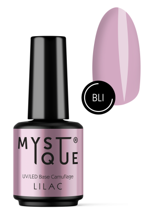 MYSTIQUE   Base LILAC   15мл   База камуфлирующая (для педикюра) оптом