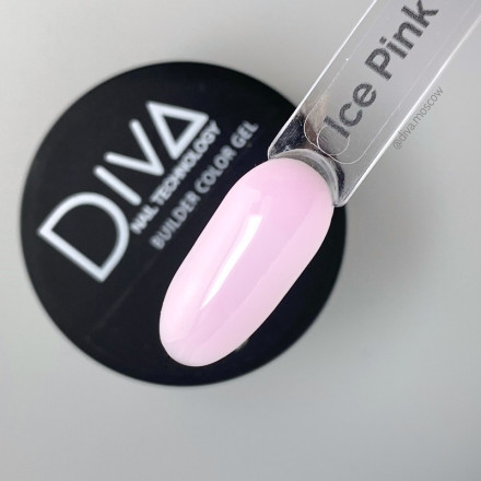 DIVA   Гель для моделирования  30мл  Builder gel   ICE PINK оптом