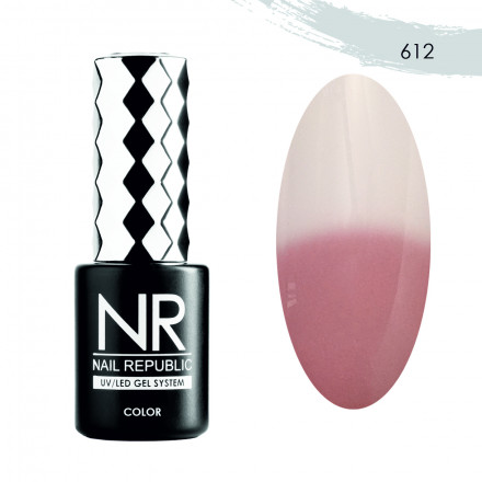 NAIL REPUBLIC   Гель-лак термо   10мл   Thermo Color Nude   #612 оптом