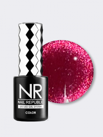 NAIL REPUBLIC   Гель-лак кошачий глаз   10мл   Northern Lights CAT   #091 оптом