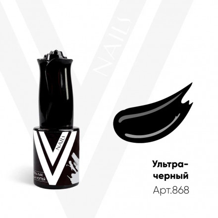 VOGUE NAILS   Гель-лак  10мл  УЛЬТРА-ЧЕРНЫЙ оптом