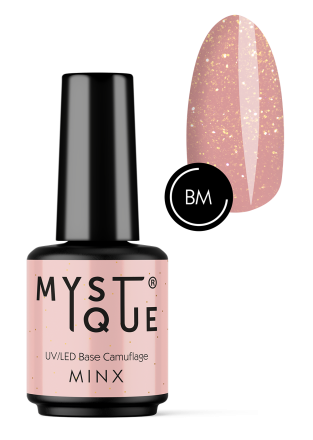 MYSTIQUE   Base MINX   15мл   База камуфлирующая (для педикюра) оптом