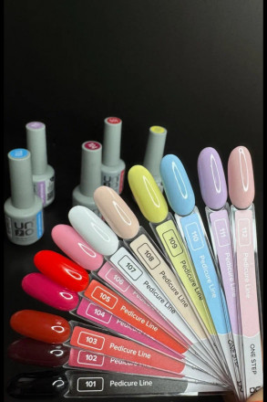 UNO   PEDICURE LINE   #111   Гель-лак однофазный для педикюра   8мл (8г) оптом