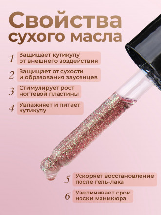 MANITA   Oil GRAPEFRUIT   50мл   Масло для кутикулы сухое укрепляющее с шиммером оптом
