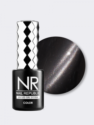NAIL REPUBLIC   Гель-лак кошачий глаз   10мл   3D CAT   #001 оптом