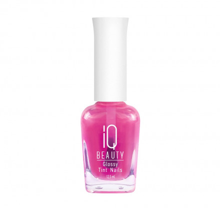 IQ BEAUTY   Лак-тинт для ногтей с AHA-кислотами   12,5мл   Glossy Tint Nails PINK GLASS оптом