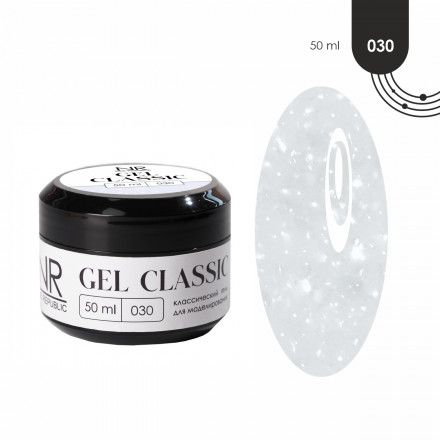 NAIL REPUBLIC   Гель  для моделирования самовыравнивающийся с шиммером   Gel   CLASSIC   #30   50г оптом