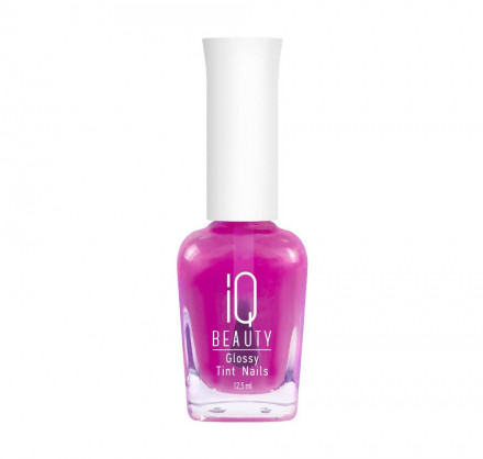 IQ BEAUTY   Лак-тинт для ногтей с AHA-кислотами   12,5мл   Glossy Tint Nails MAGENTA ICE оптом