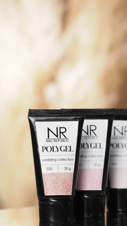 NAIL REPUBLIC   Полигель с шиммером   PolyGel Wedding   #21   30г оптом