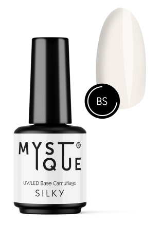 MYSTIQUE   Base SILKY   15мл   База камуфлирующая (для педикюра) оптом
