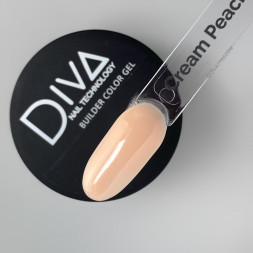 DIVA   Гель для моделирования  30мл  Builder gel   CREAM PEACH   (СНЯТО)