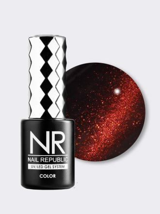 NAIL REPUBLIC   Гель-лак кошачий глаз   10мл   3D CAT   #004 оптом