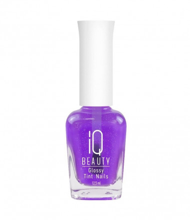 IQ BEAUTY   Лак-тинт для ногтей с AHA-кислотами с шиммером   12,5мл   Glossy Tint Nails LILAC GLOW оптом