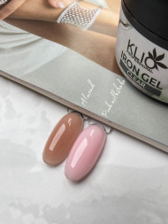 KLIO   Gel Iron   ALMOND   30г   Гель для моделирования  средне-густой