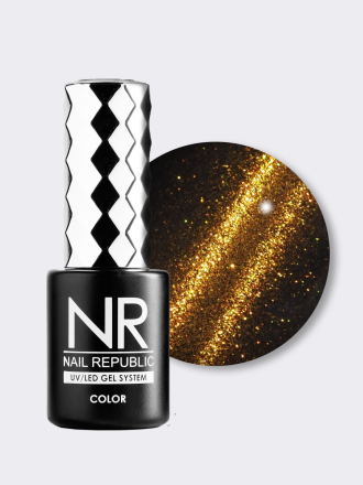 NAIL REPUBLIC   Гель-лак кошачий глаз   10мл   3D CAT   #005 оптом