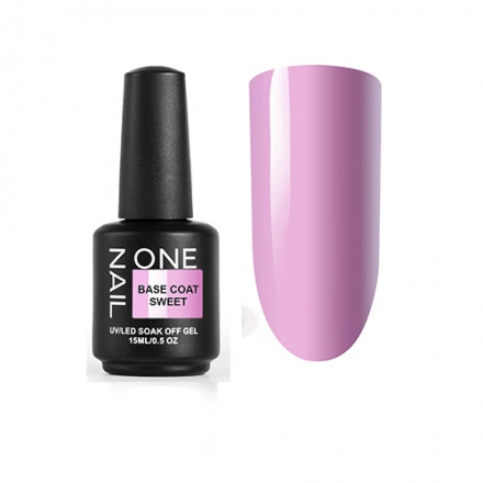 ONE NAIL   База камуфлирующая жесткая  Base  SWEET 15мл оптом