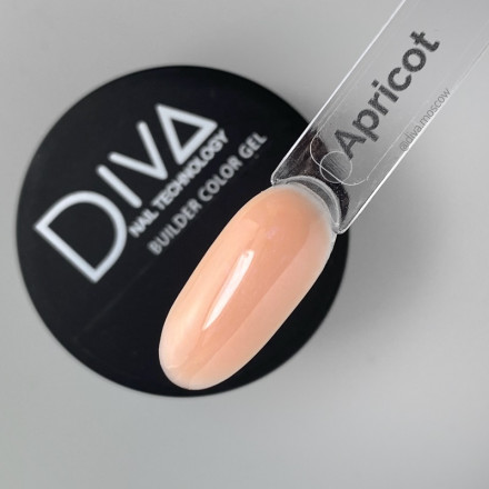 DIVA   Гель для моделирования  30мл  Builder gel   APRICOT   (СНЯТО) оптом