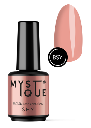 MYSTIQUE   Base SHY   15мл   База камуфлирующая (для педикюра) оптом