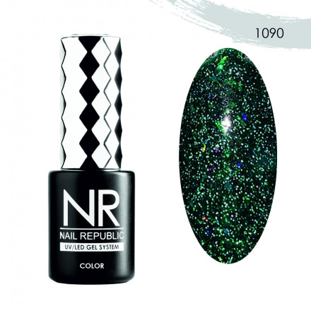 NAIL REPUBLIC   Гель-лак светоотражающий   10мл   Bright Flash   #1090 оптом