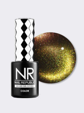 NAIL REPUBLIC   Гель-лак кошачий глаз   10мл   3D CAT   #024 оптом