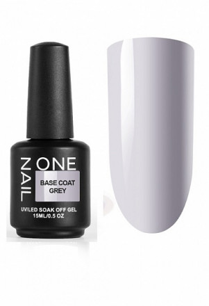 ONE NAIL   База камуфлирующая жесткая  Base   GREY   15мл оптом